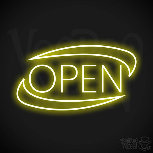 Open LED Neon - Yellow