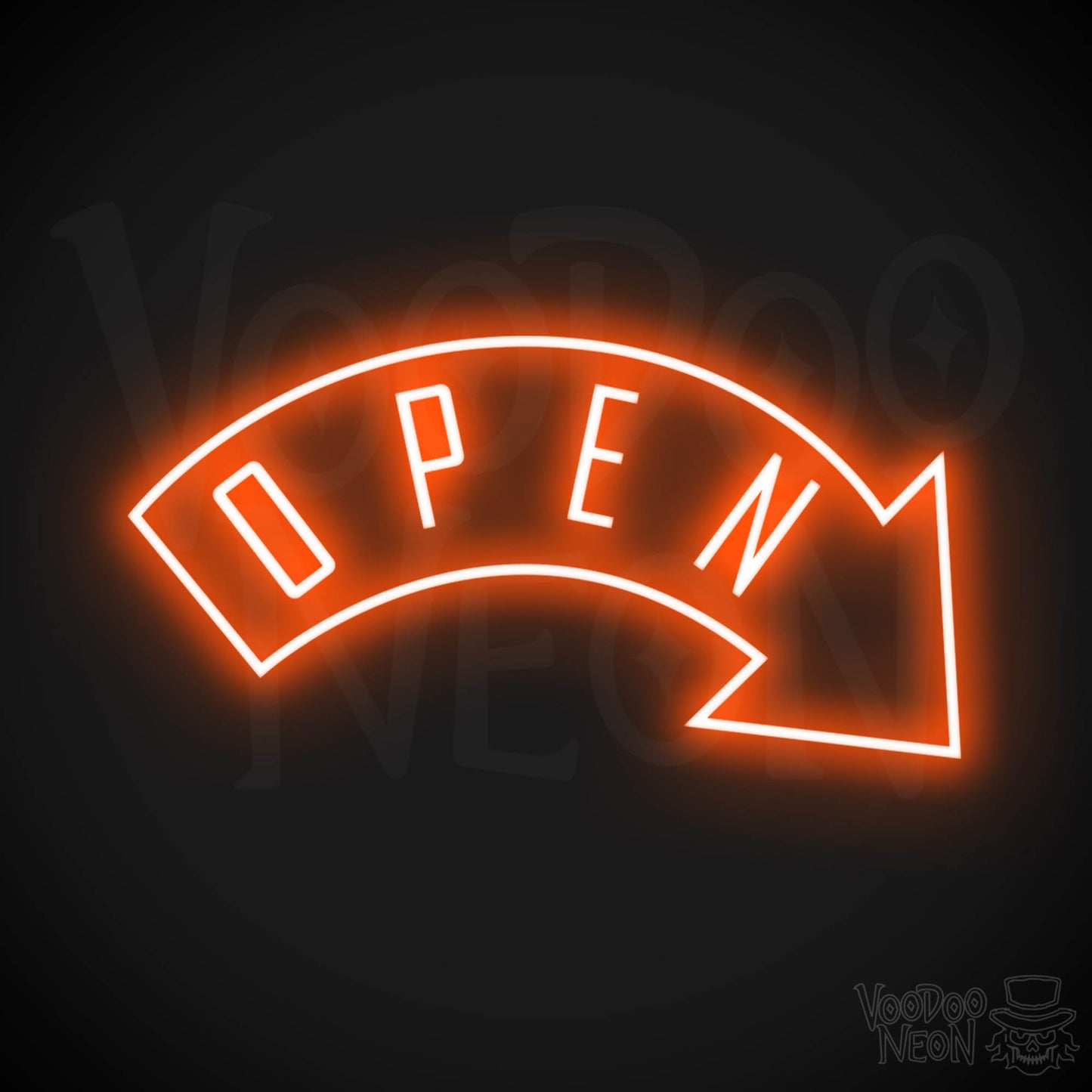 Open LED Neon - Orange