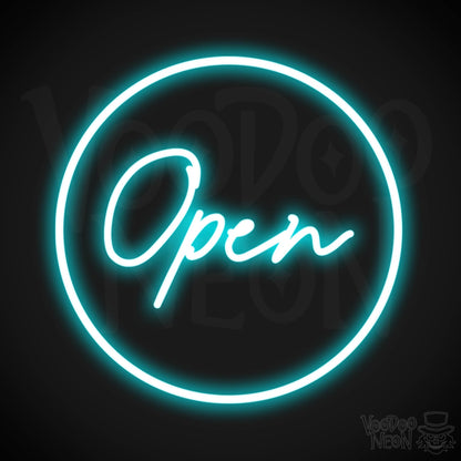Open LED Neon - Ice Blue