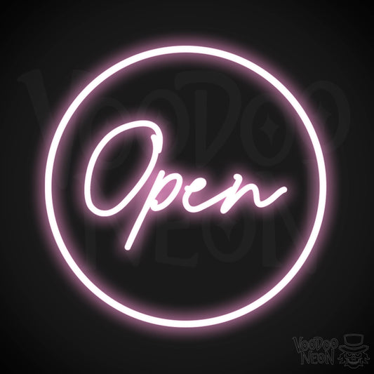 Open LED Neon - Light Pink