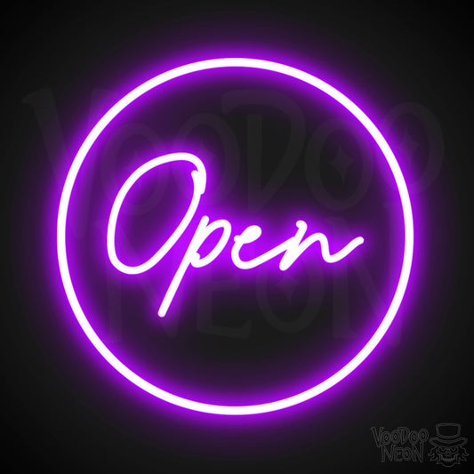 Open LED Neon - Purple