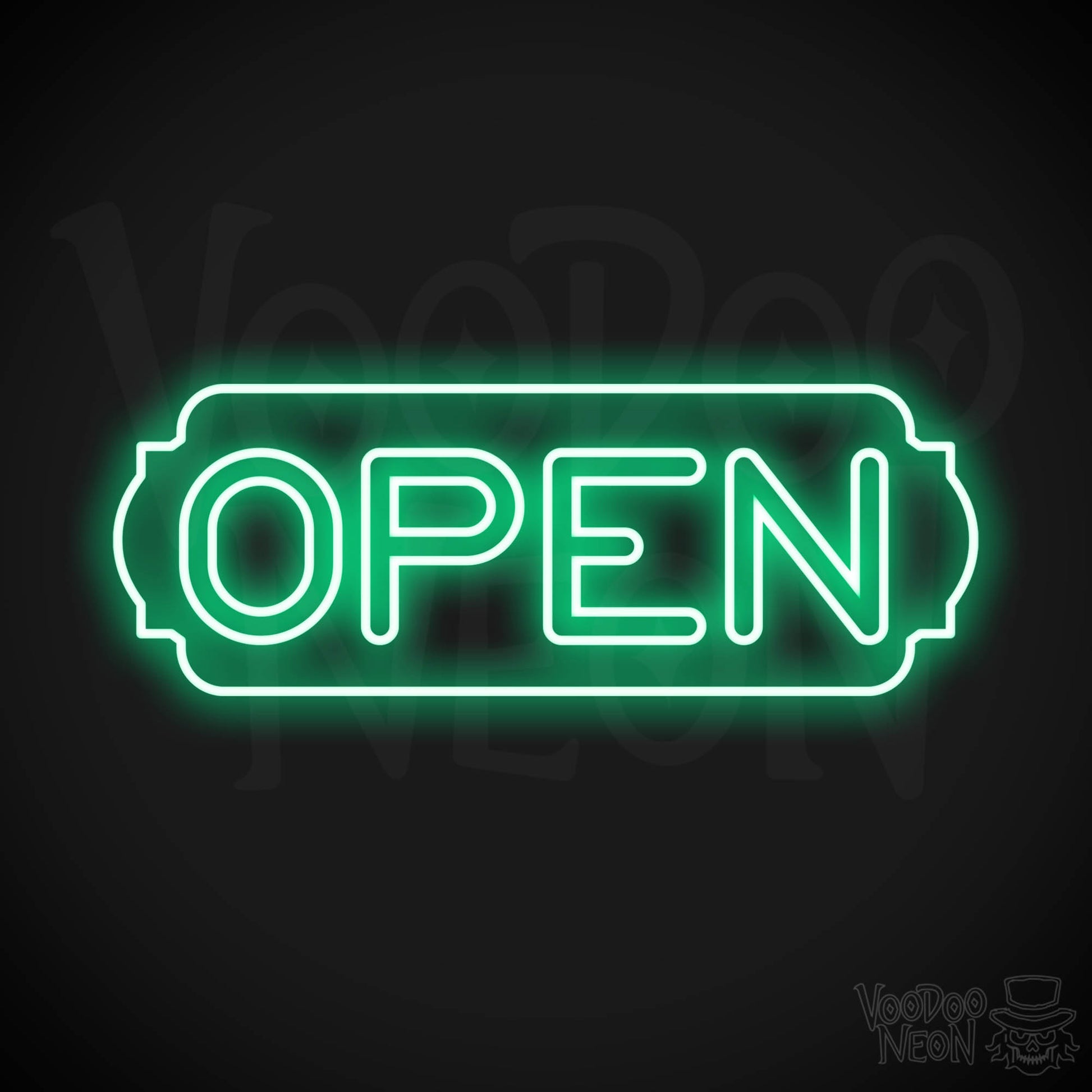 Open Neon Sign - Neon Business Open Sign - LED Signs - Color Green