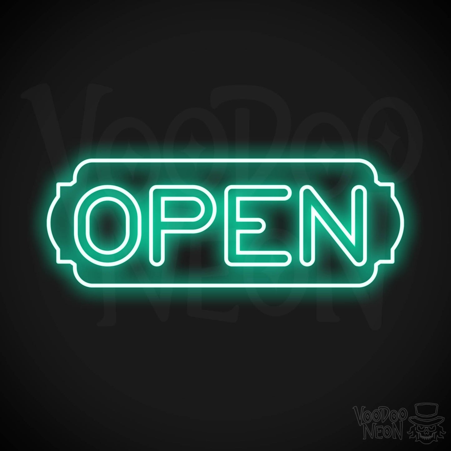 Open Neon Sign - Neon Business Open Sign - LED Signs - Color Light Green