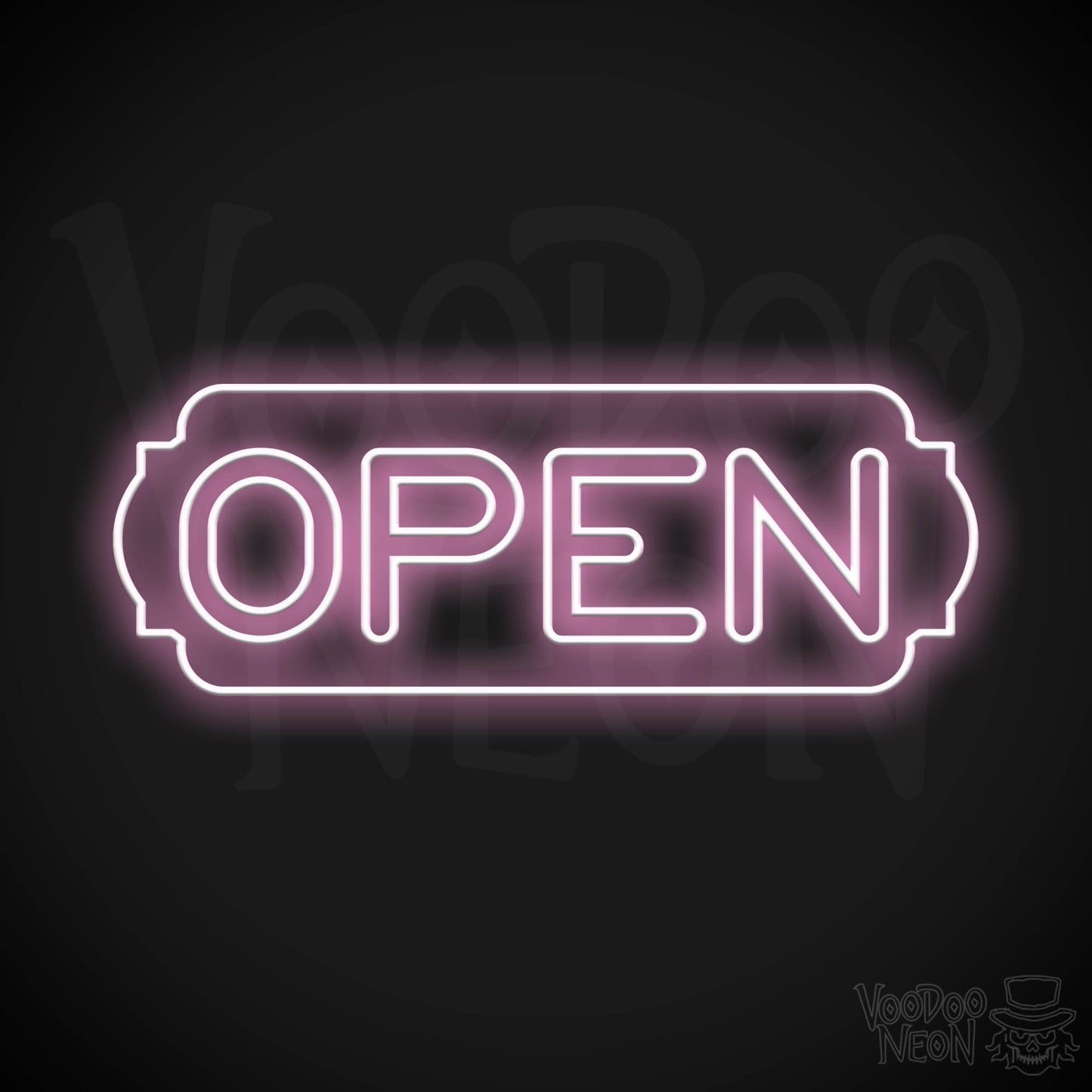 Open Neon Sign - Neon Business Open Sign - LED Signs - Color Light Pink