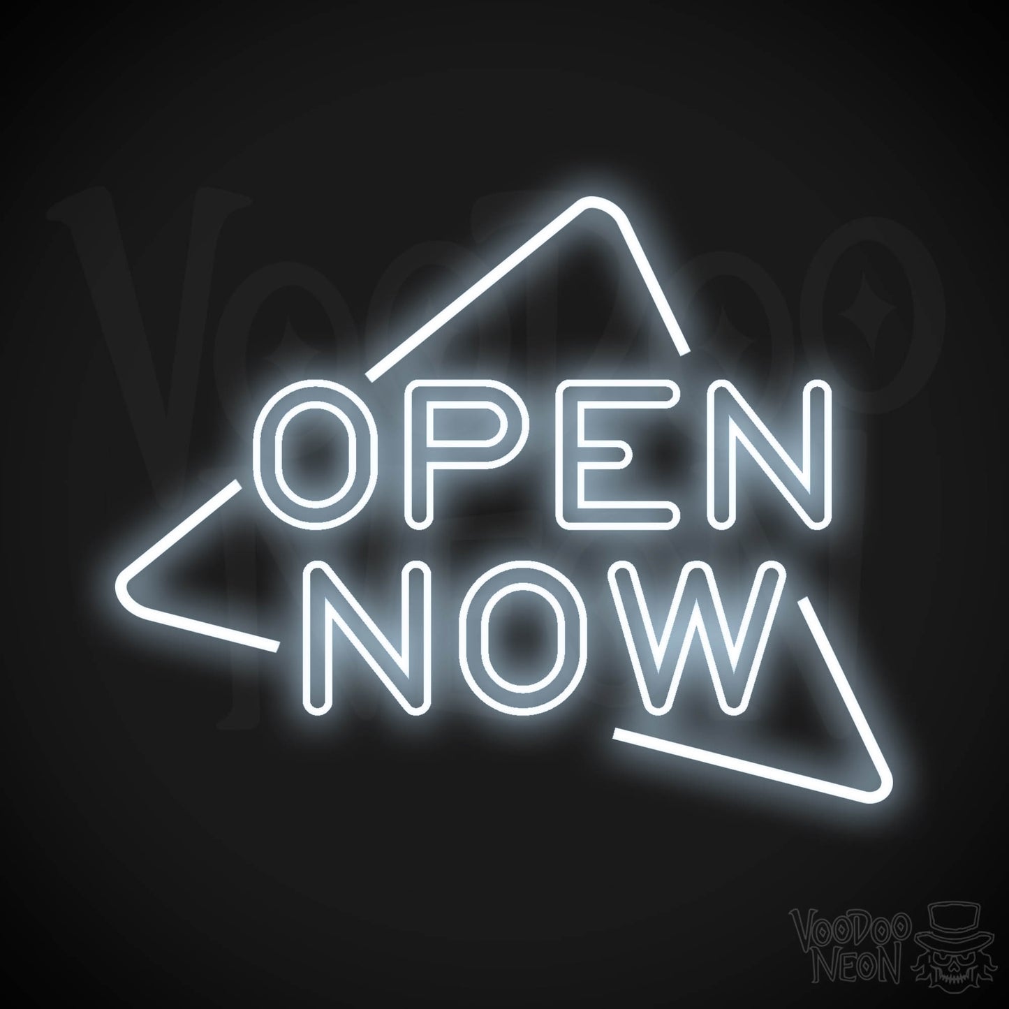 Neon Open Now Shop Sign - Open Now Neon Sign - LED Sign - Color Cool White