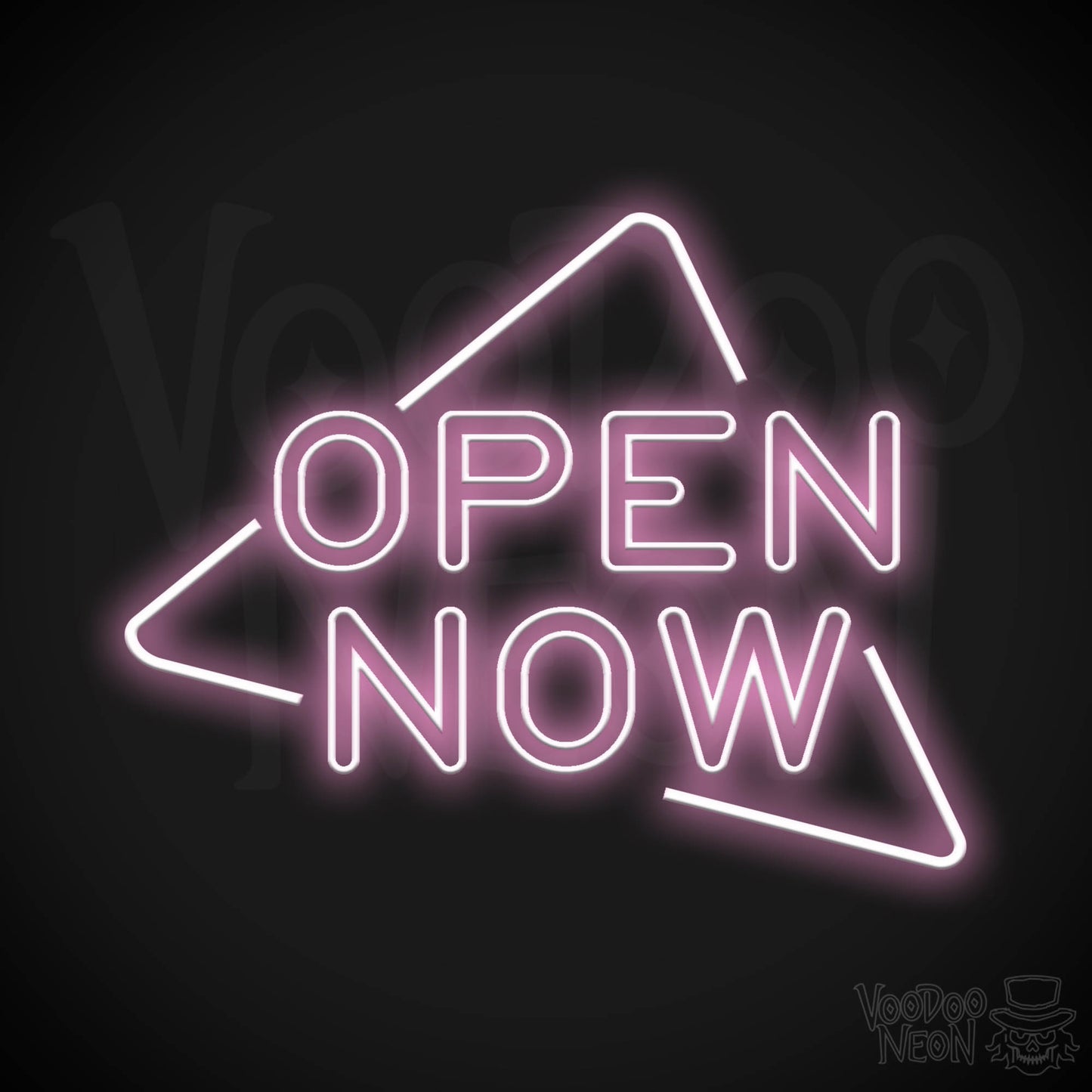 Neon Open Now Shop Sign - Open Now Neon Sign - LED Sign - Color Light Pink