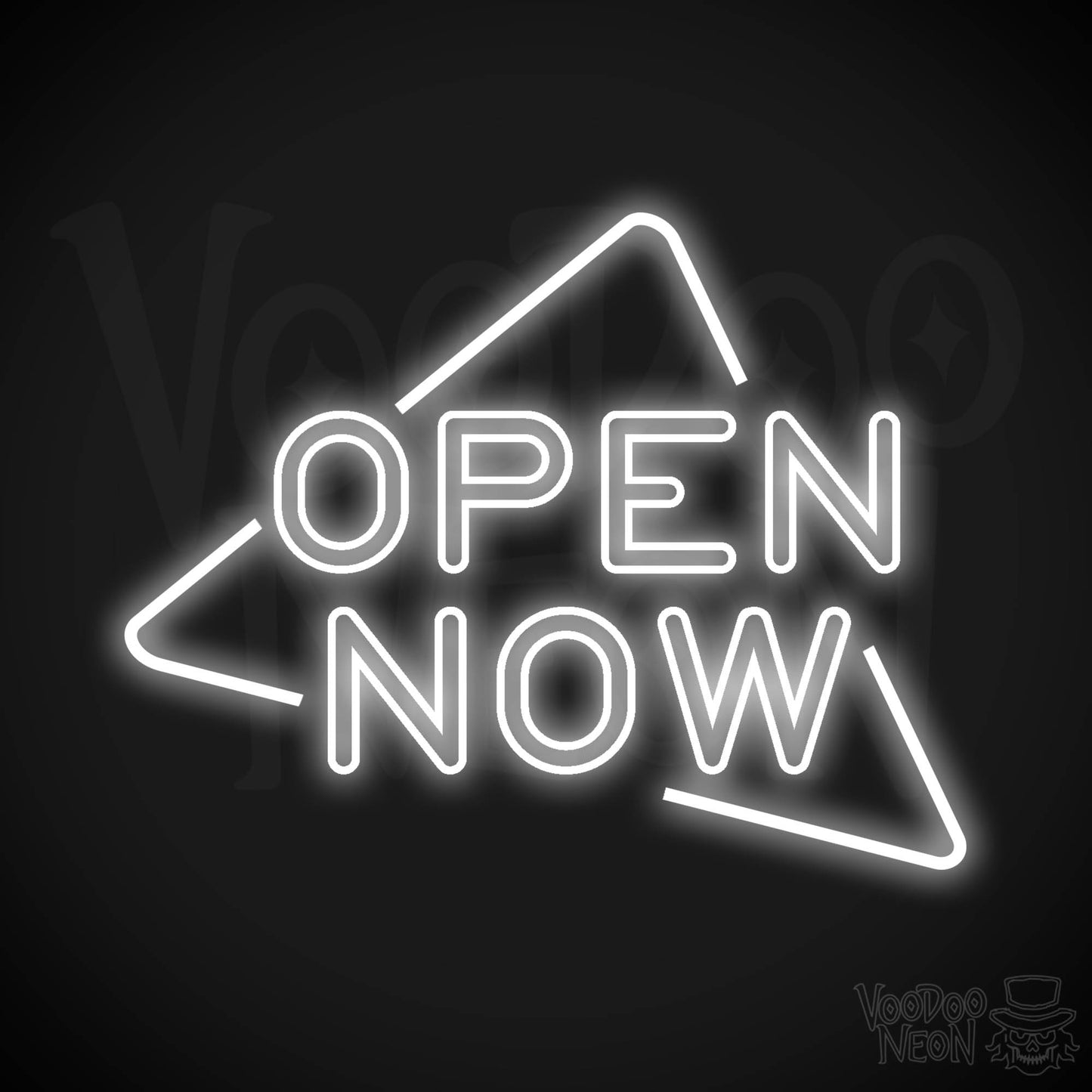 Neon Open Now Shop Sign - Open Now Neon Sign - LED Sign - Color White