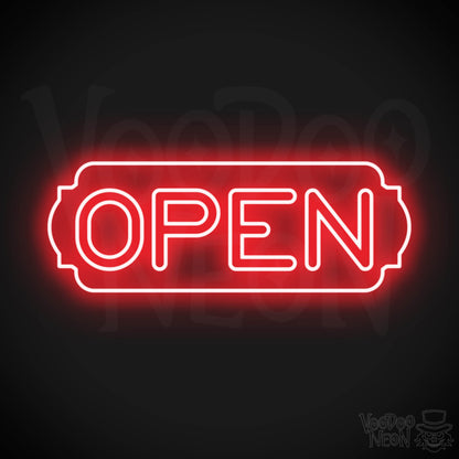 Open Neon Sign - Neon Business Open Sign - LED Signs - Color Red