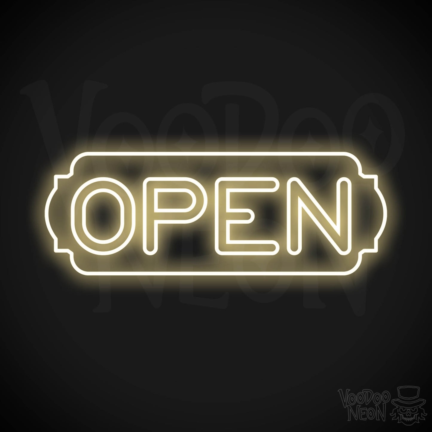Open Neon Sign - Neon Business Open Sign - LED Signs - Color Warm White