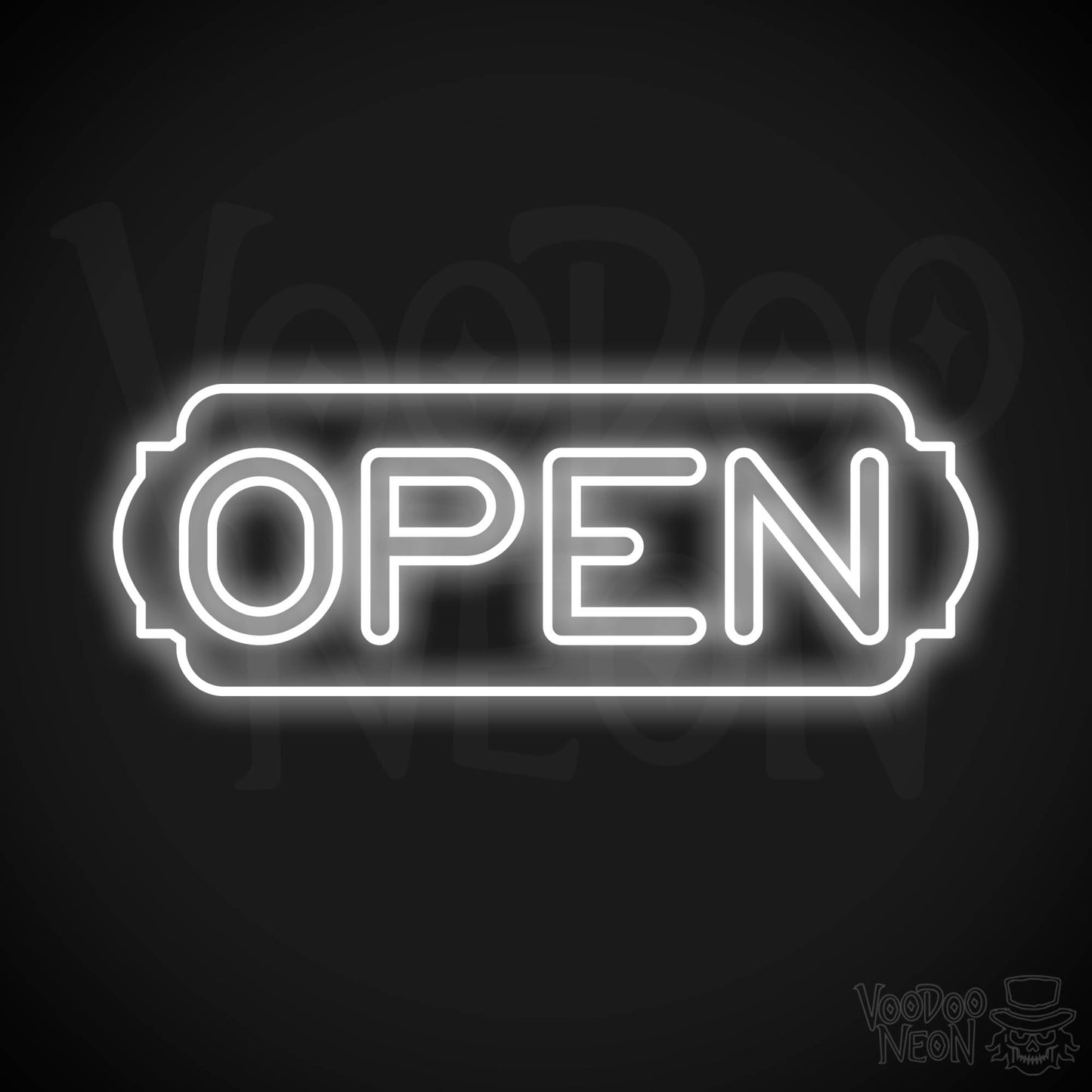 Open Neon Sign - Neon Business Open Sign - LED Signs - Color White