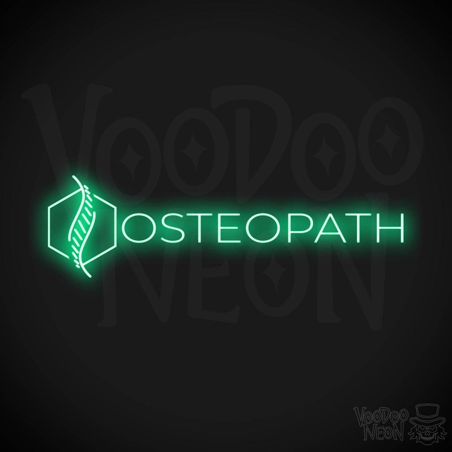 Osteopath LED Neon - Green