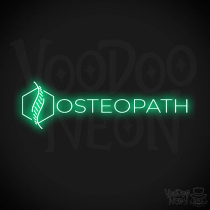 Osteopath LED Neon - Green