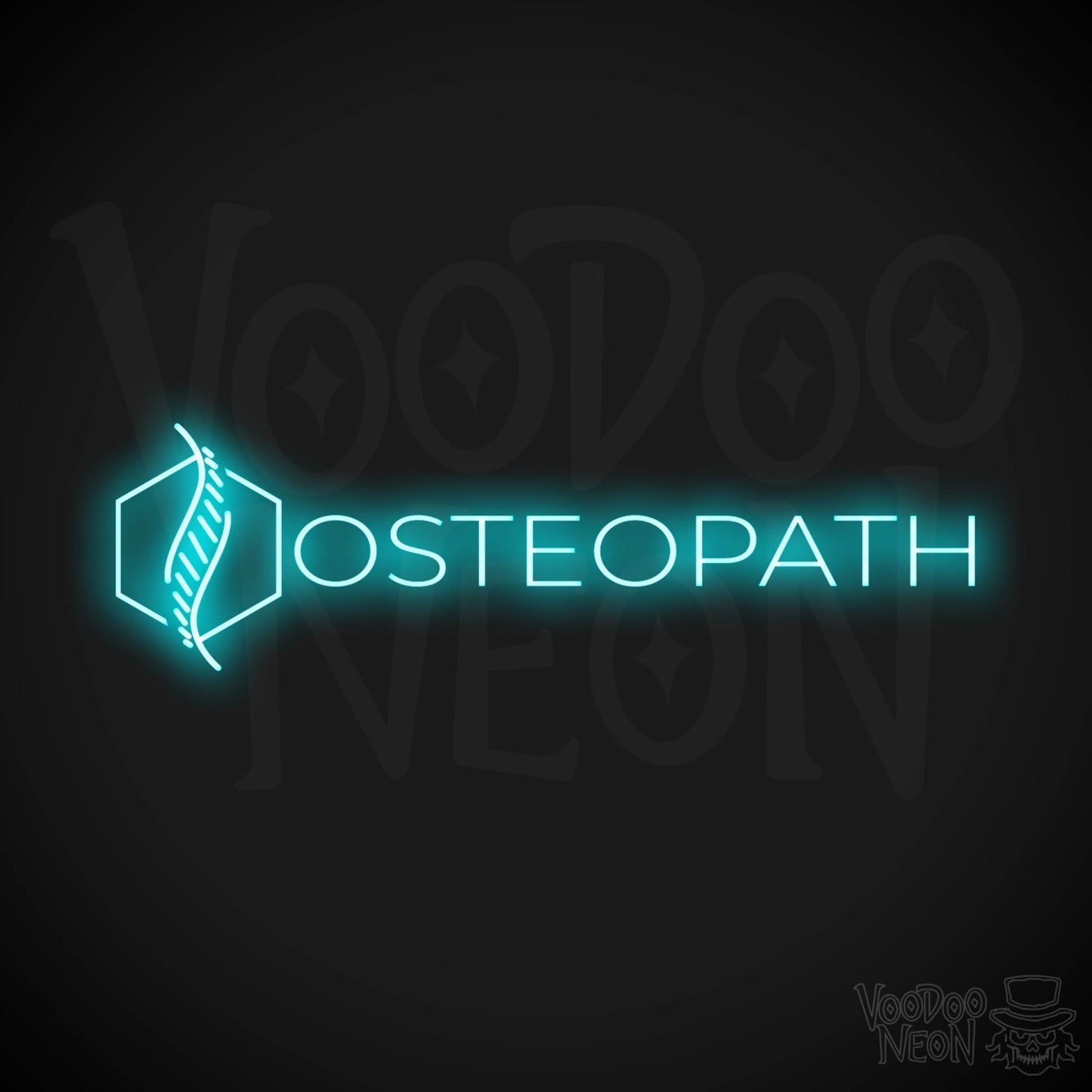 Osteopath LED Neon - Ice Blue