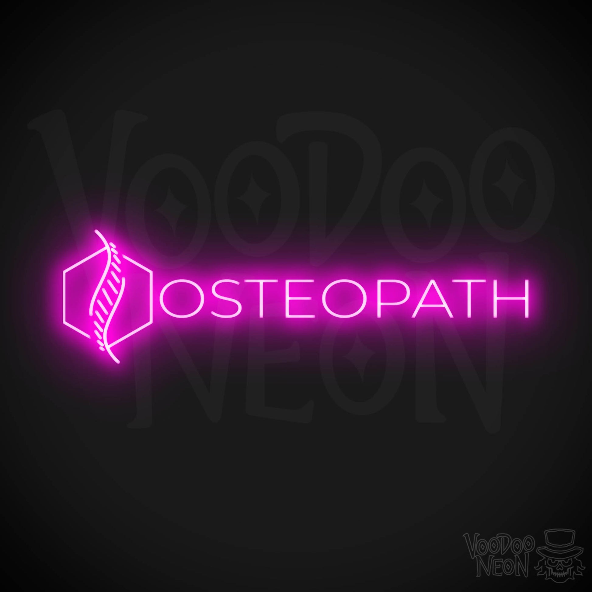 Osteopath LED Neon - Pink
