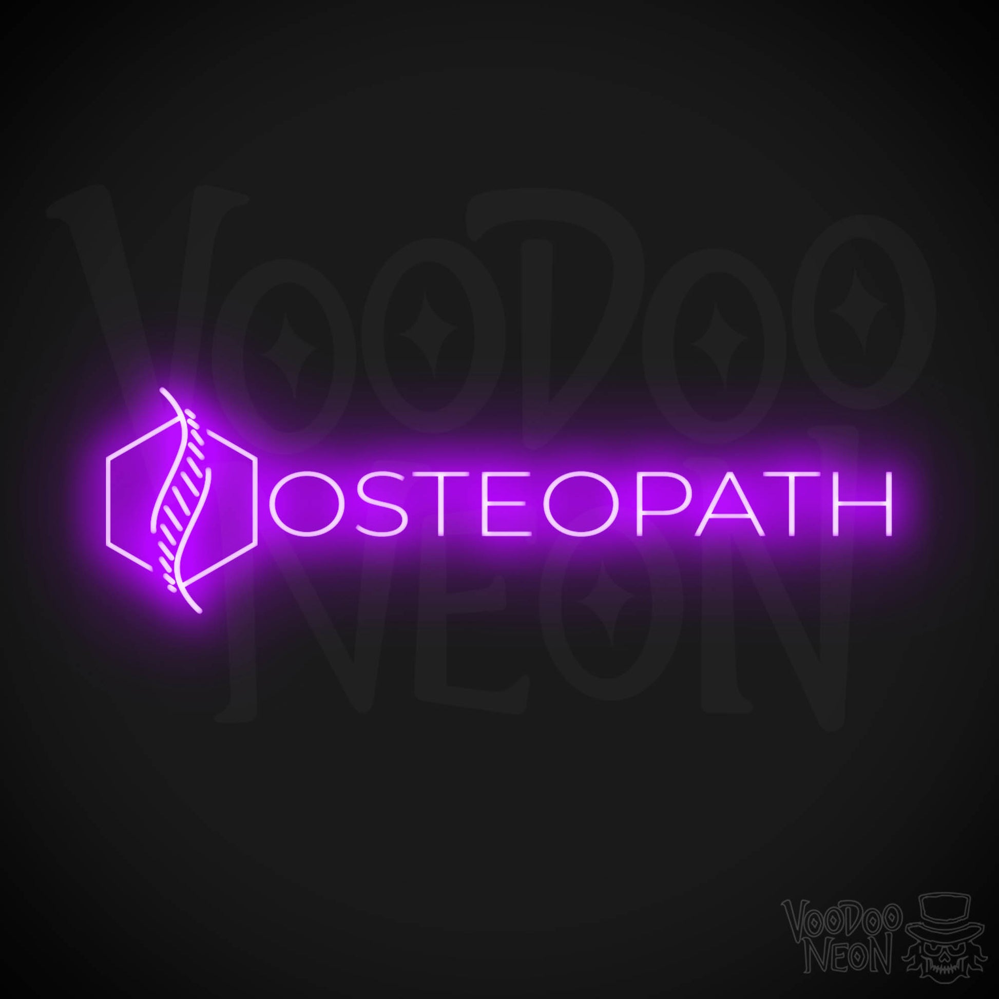 Osteopath LED Neon - Purple