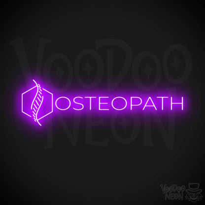 Osteopath LED Neon - Purple