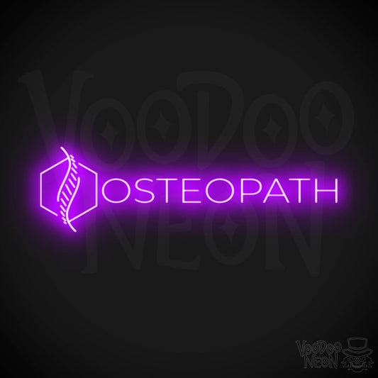 Osteopath LED Neon - Purple