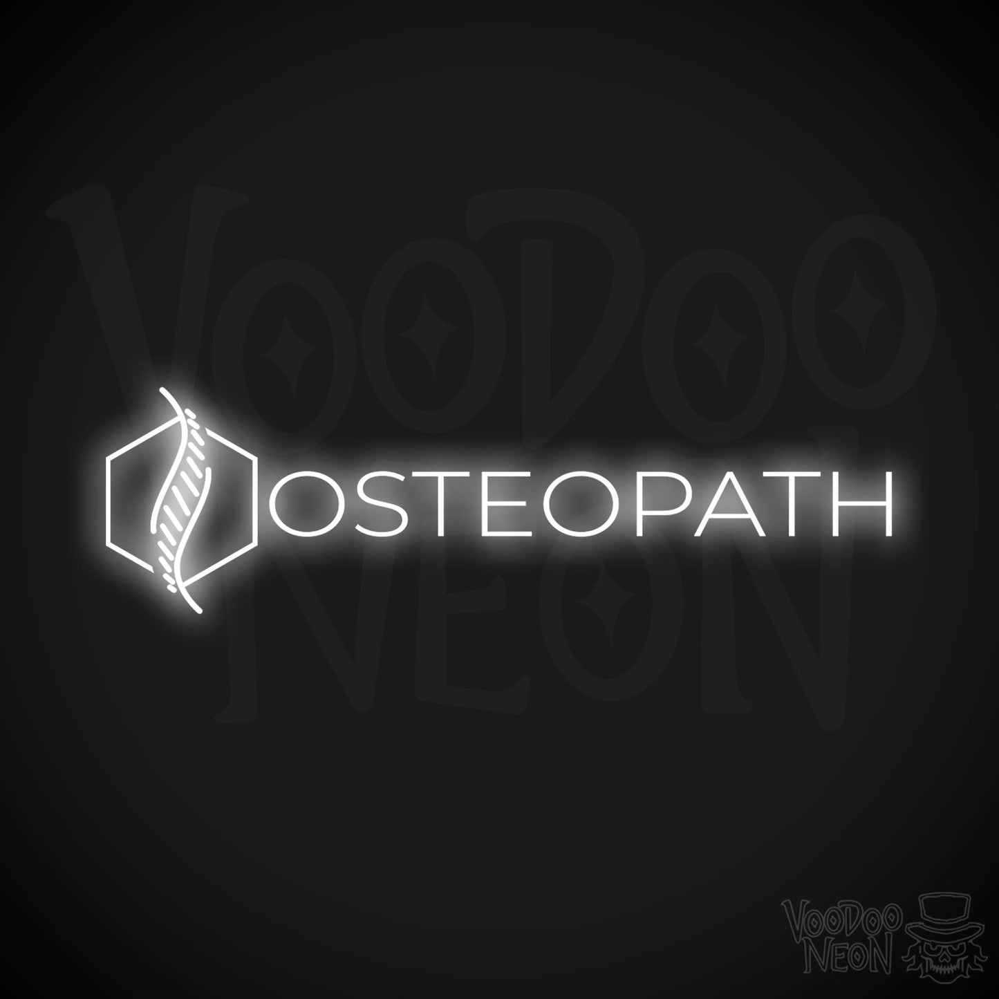 Osteopath LED Neon - White