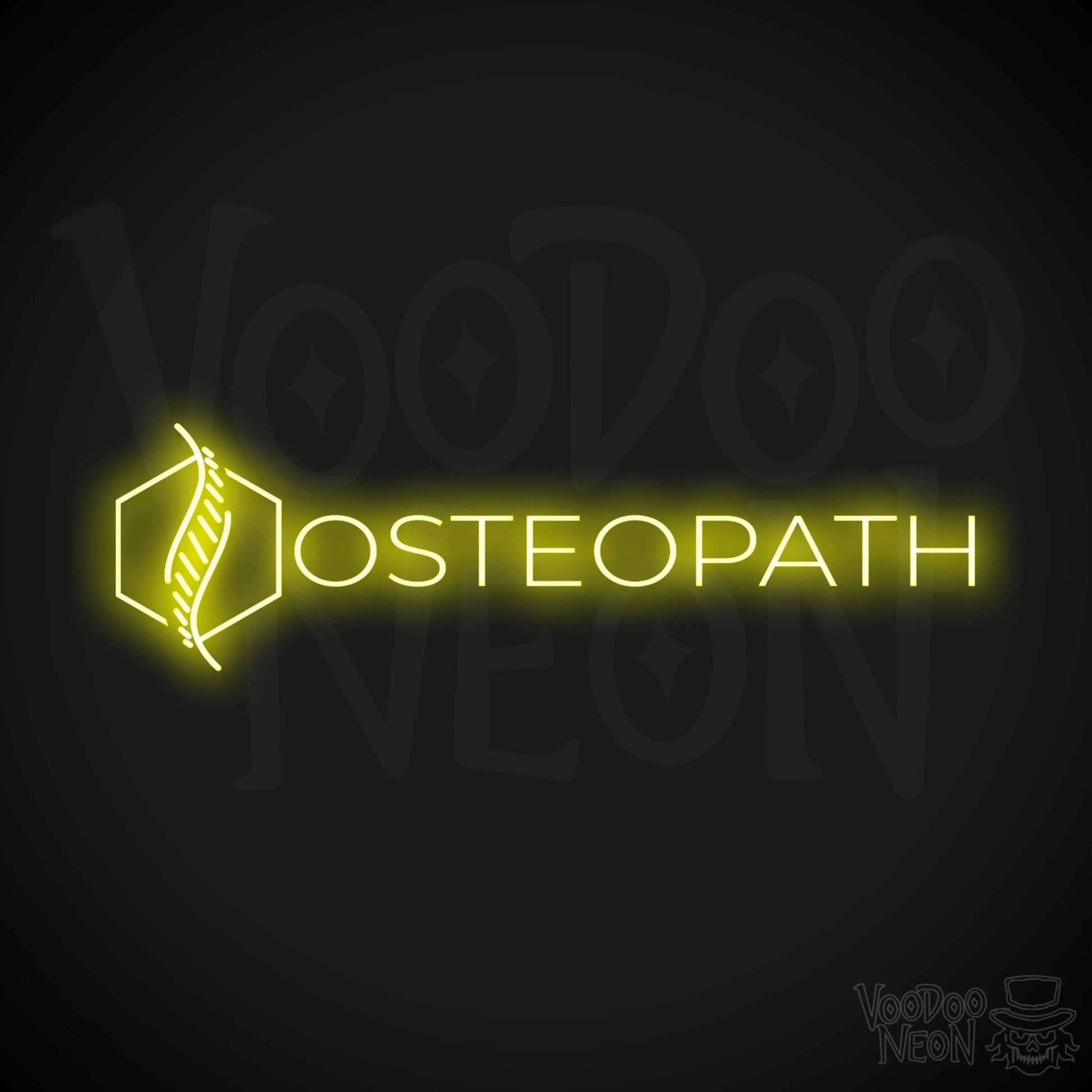 Osteopath LED Neon - Yellow