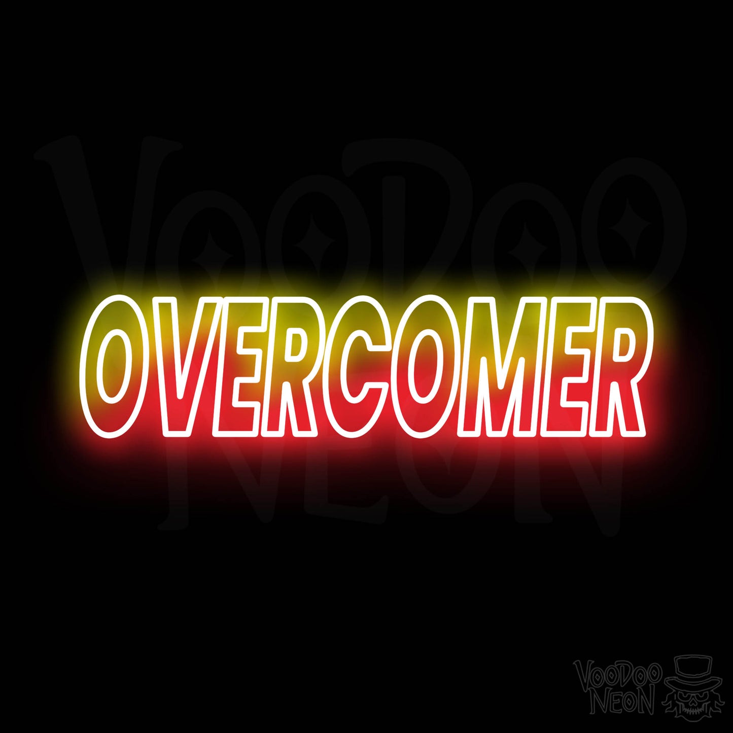 Overcomer Neon Sign - Multi-Color