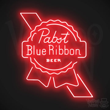 Pabst Blue Ribbon LED Neon - Red