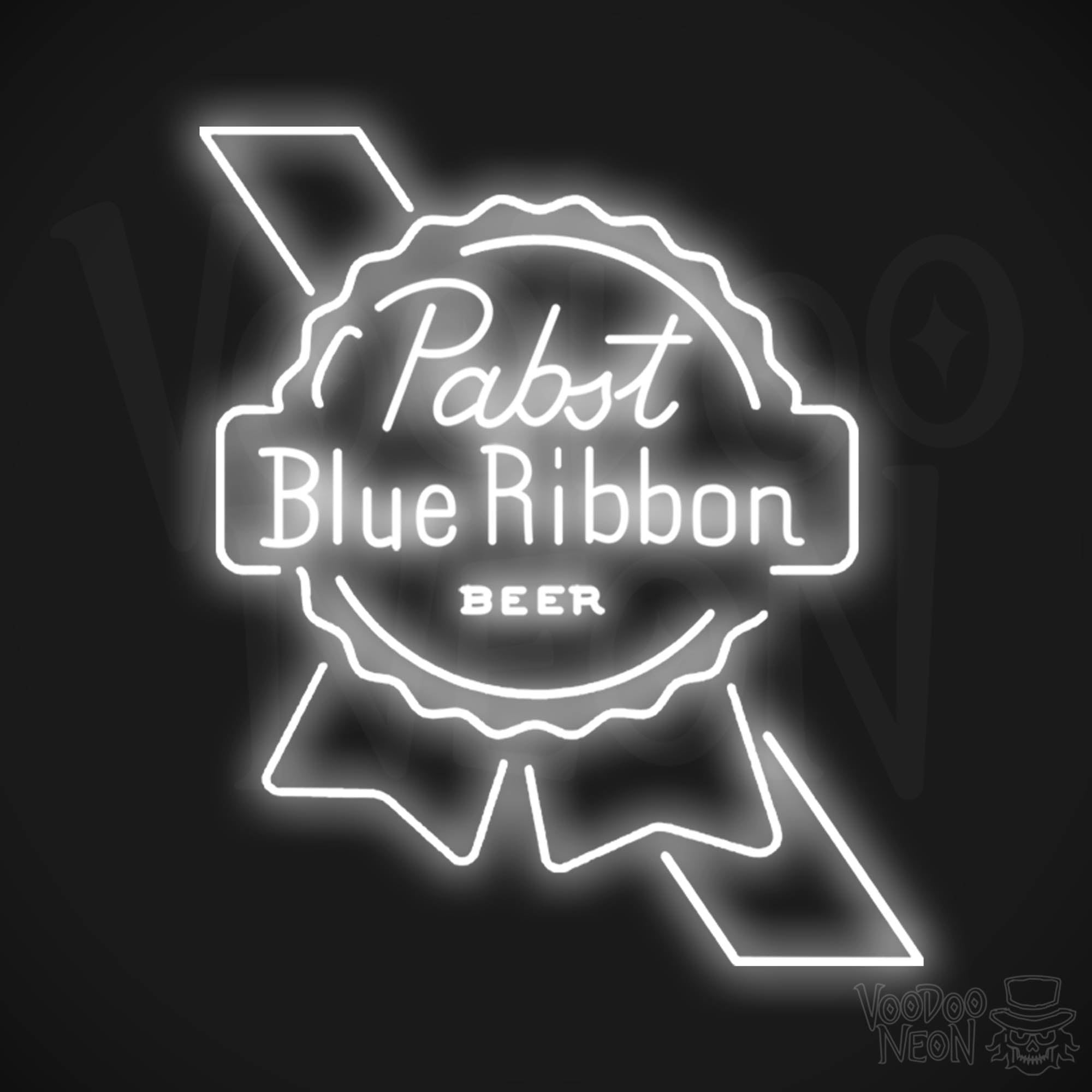Neon Pabst Blue Ribbon Sign | Pabst Blue Ribbon Neon Sign | Beer Sign ...