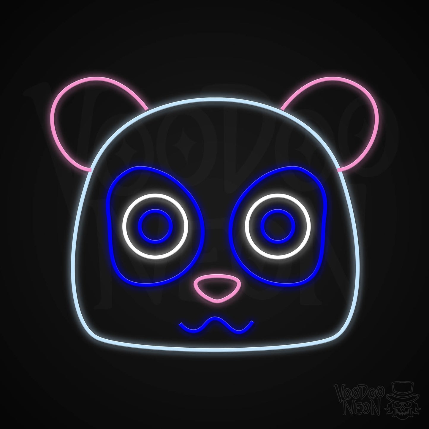 Panda Neon Sign - Multi-Color - Blackwall