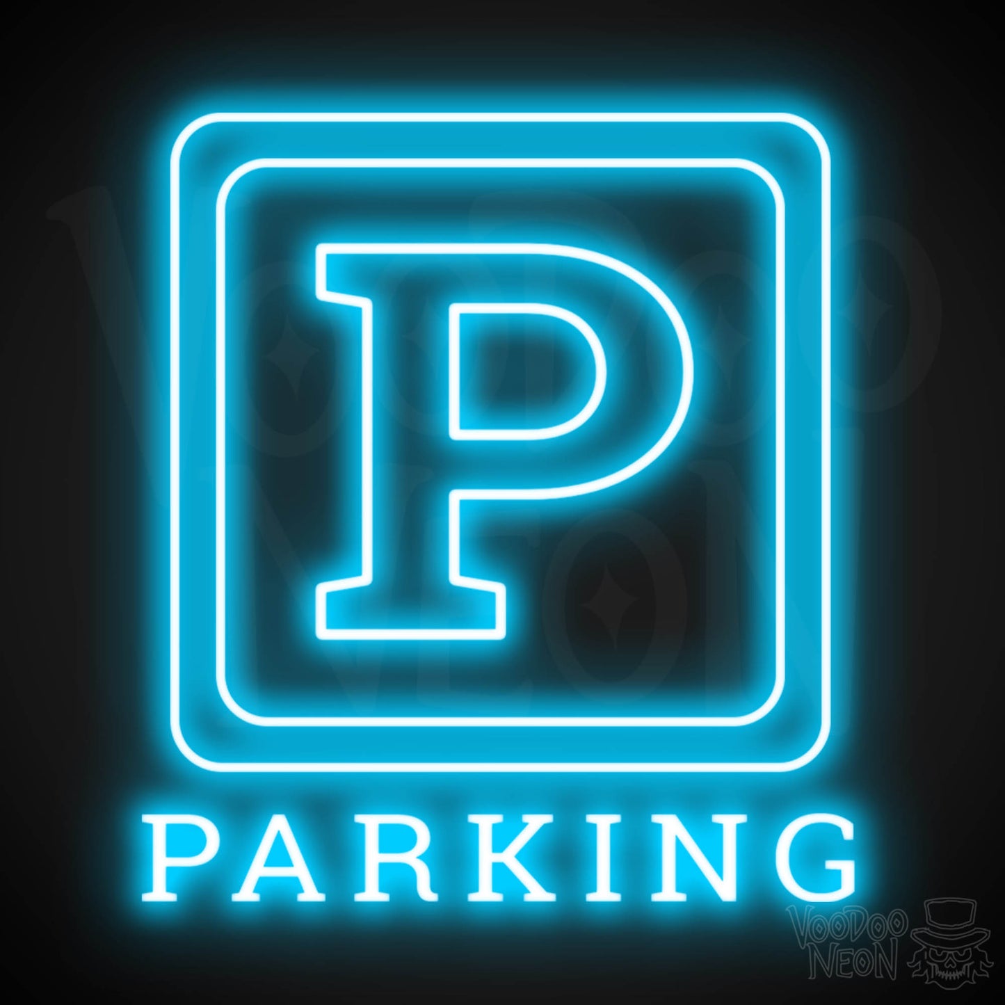 Parking LED Neon - Dark Blue