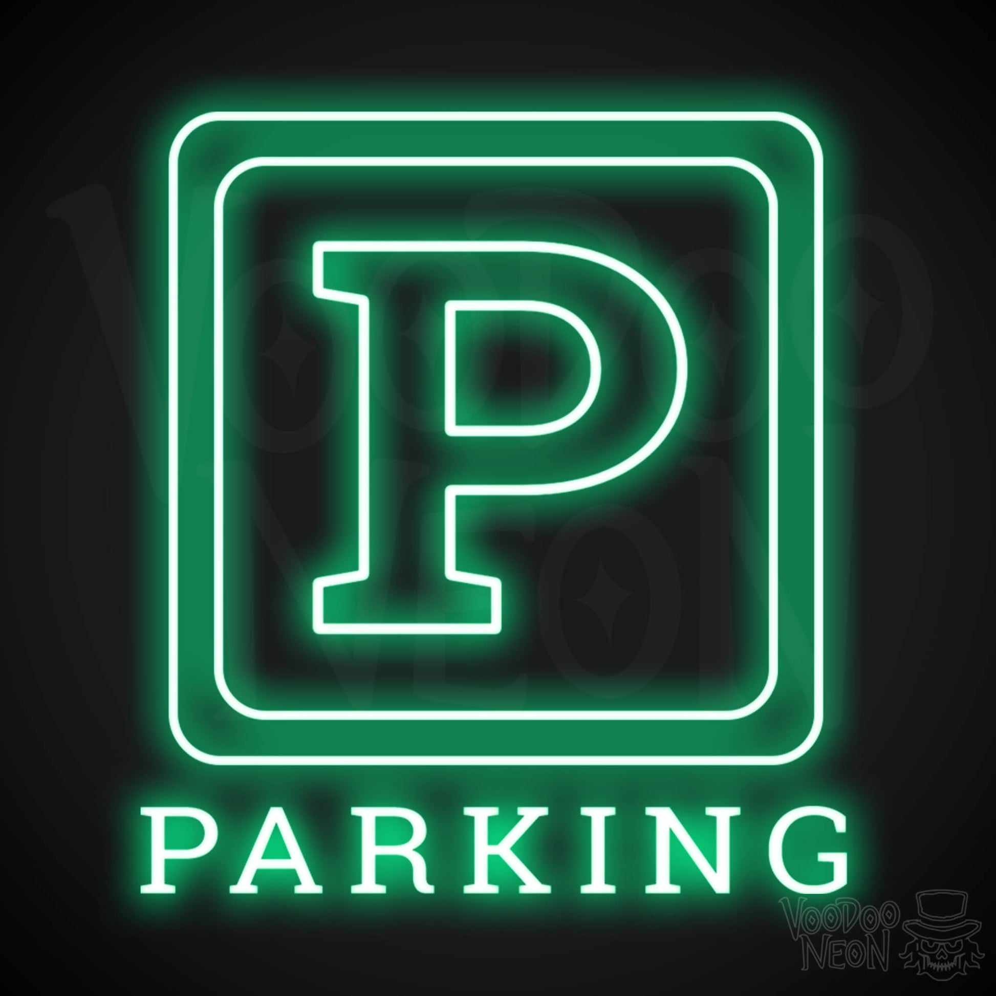 Parking LED Neon - Green