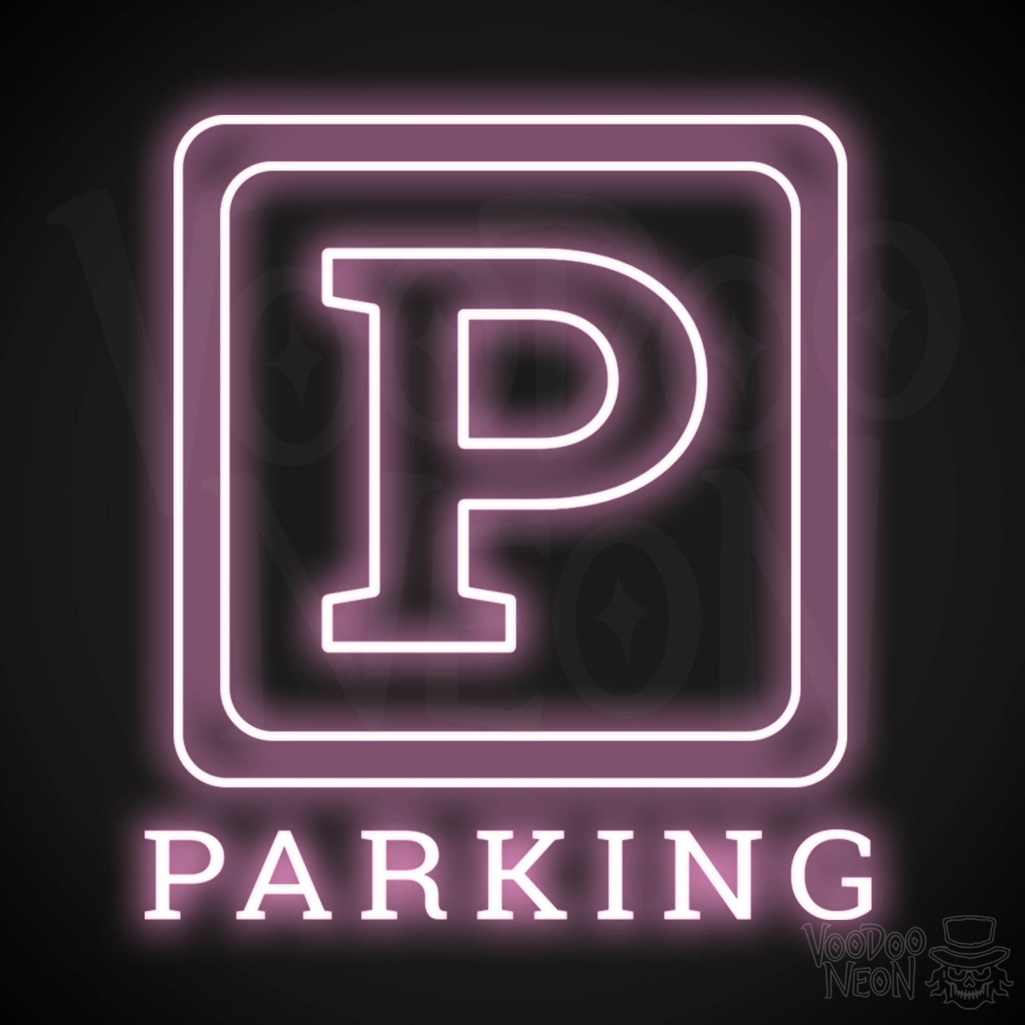 Parking LED Neon - Light Pink