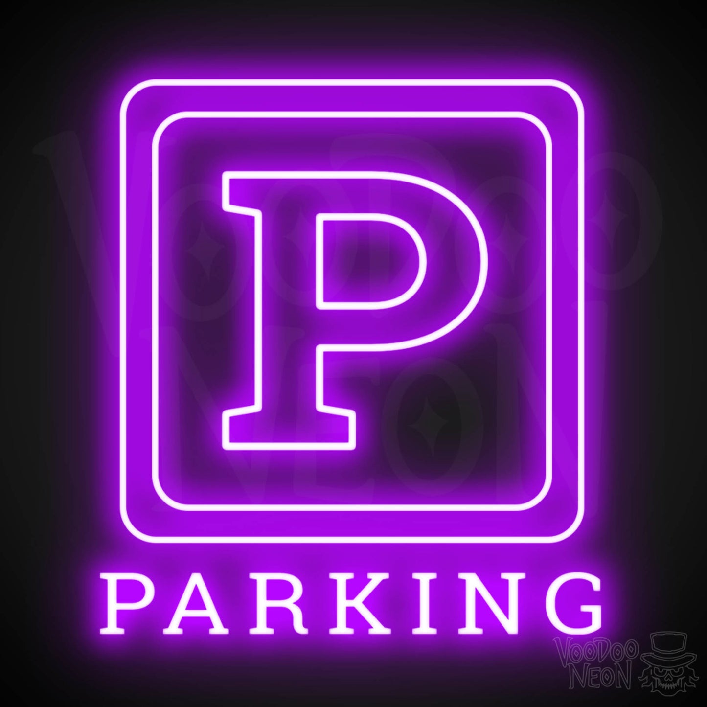 Parking LED Neon - Purple