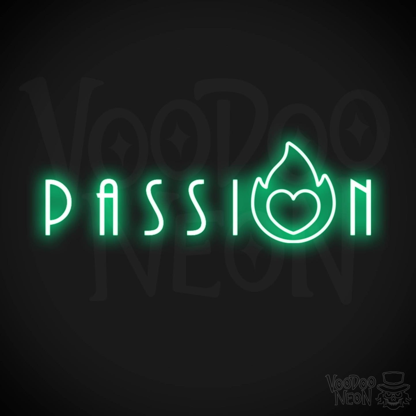 Passion Neon Sign - Neon Passion Sign - Color Green