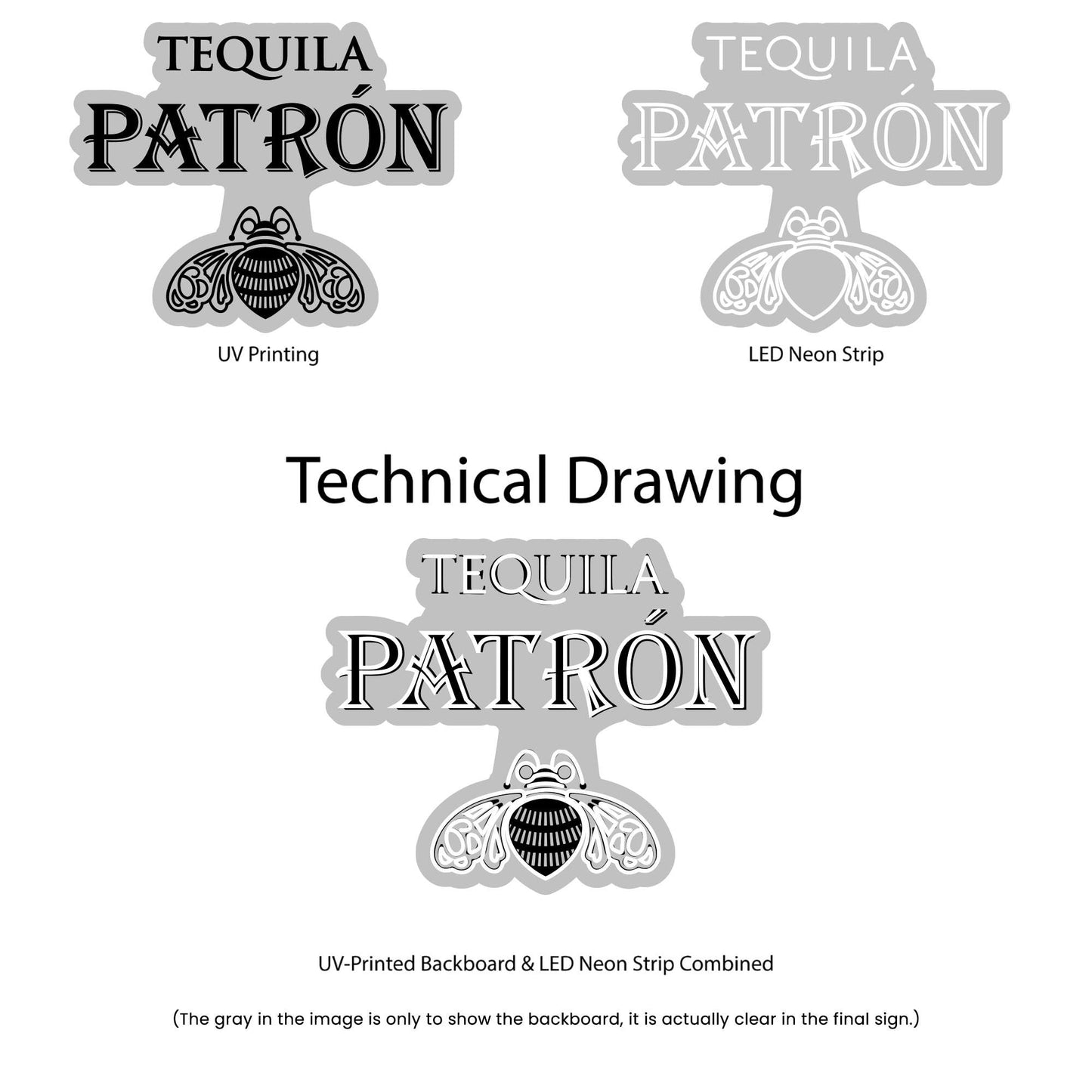 Patron Tequila - Blackwall design - Tech Design