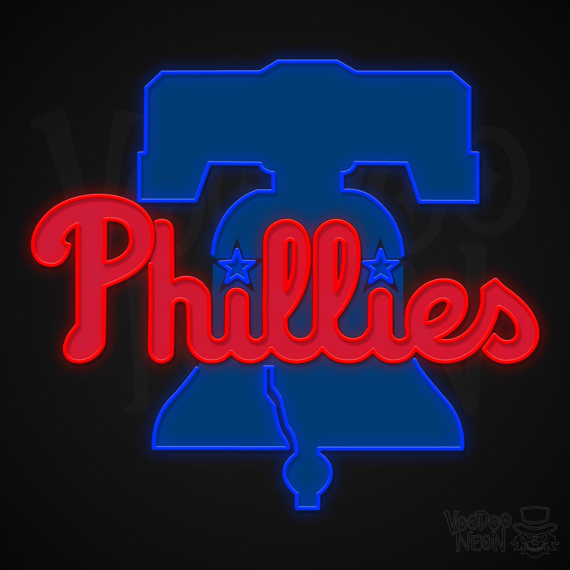 Philadelphia Phillies Neon Sign - Baseball Neon Sign