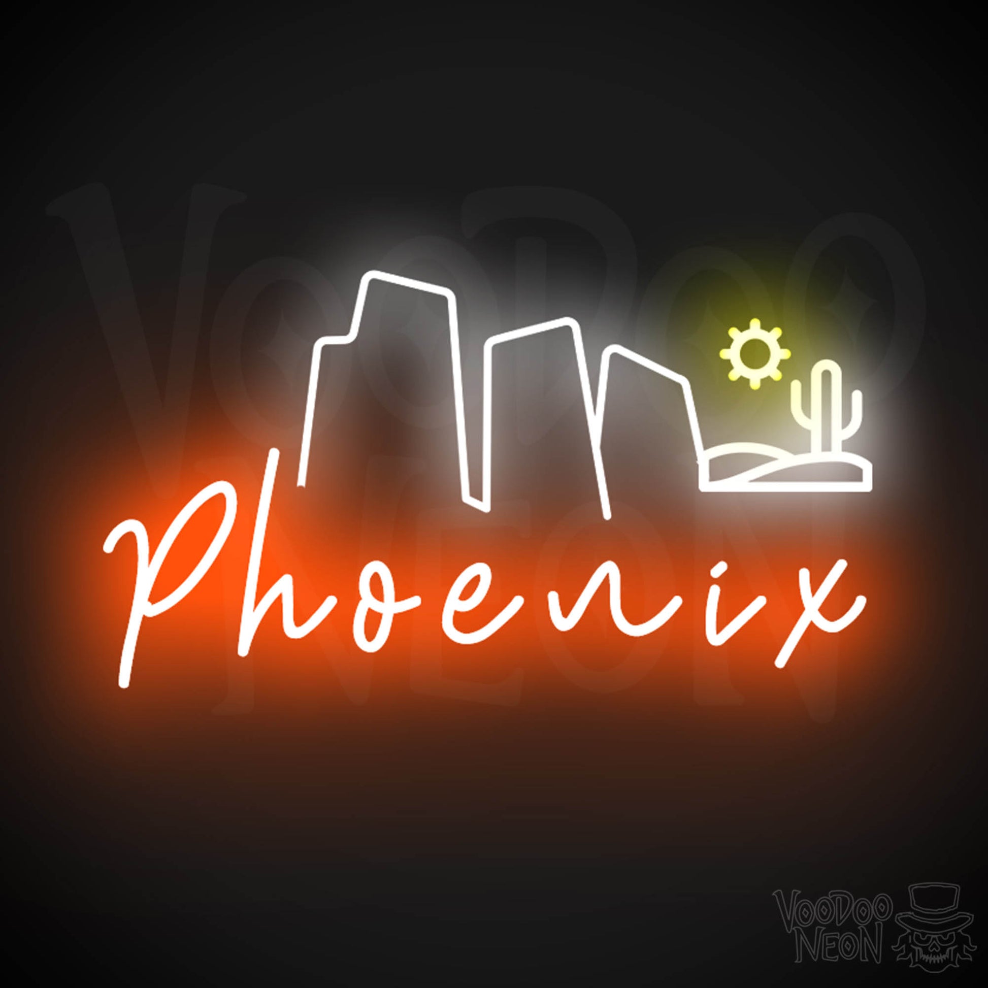 Phoenix Neon Sign - Neon Phoenix Sign - LED Signs - Wall Art - Color Multi-Color