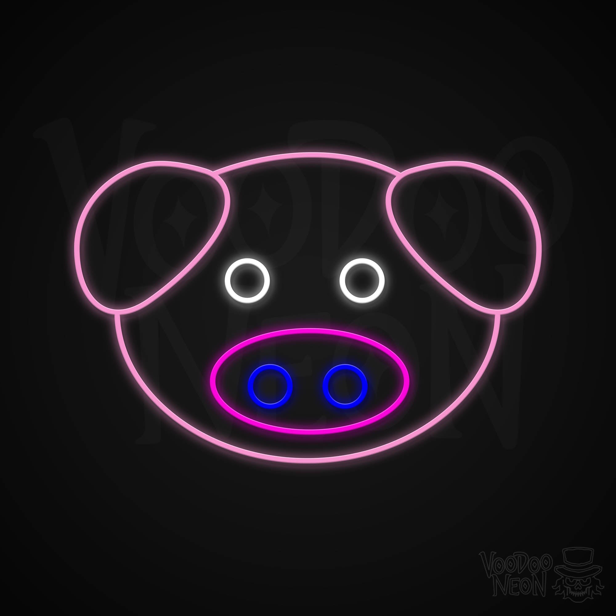 Funny Pig Neon Sign