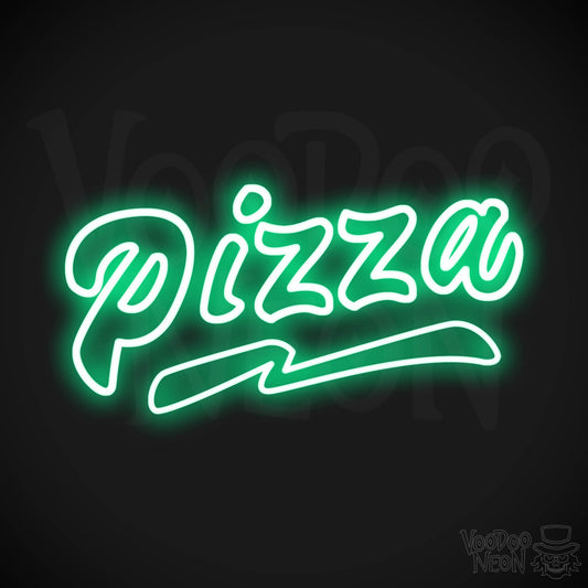 Pizza 2 LED Neon - Green