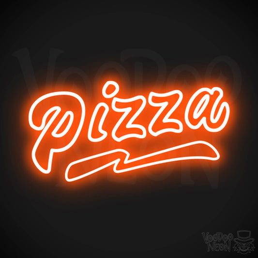 Pizza 2 LED Neon - Orange