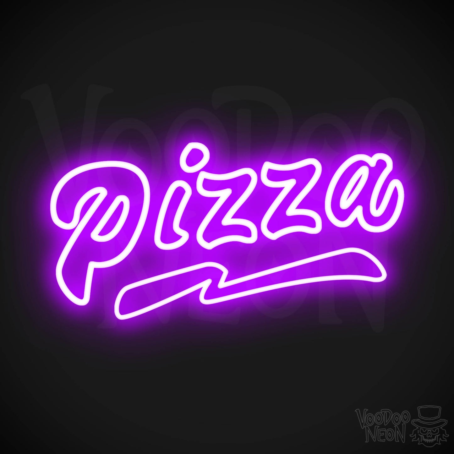 Pizza 2 LED Neon - Purple