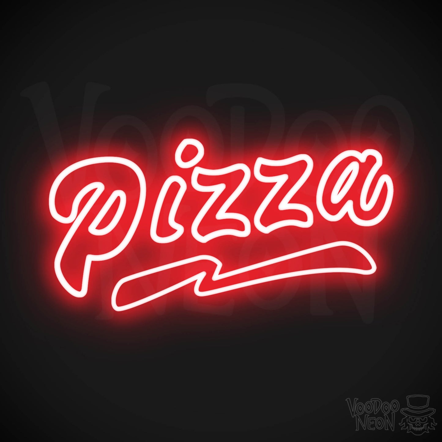 Pizza 2 LED Neon - Red