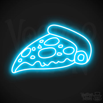 Pizza 3 LED Neon - Dark Blue