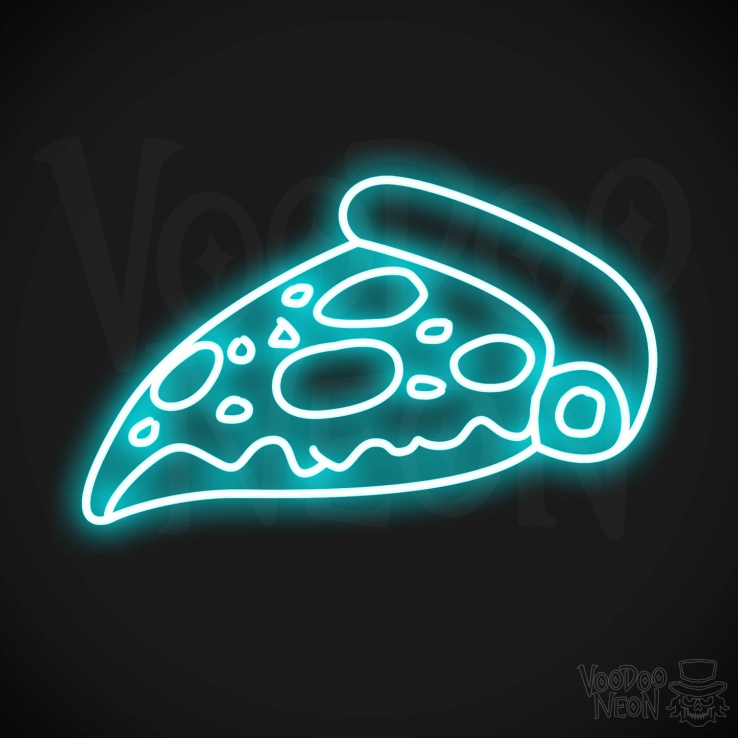 Pizza 3 LED Neon - Ice Blue