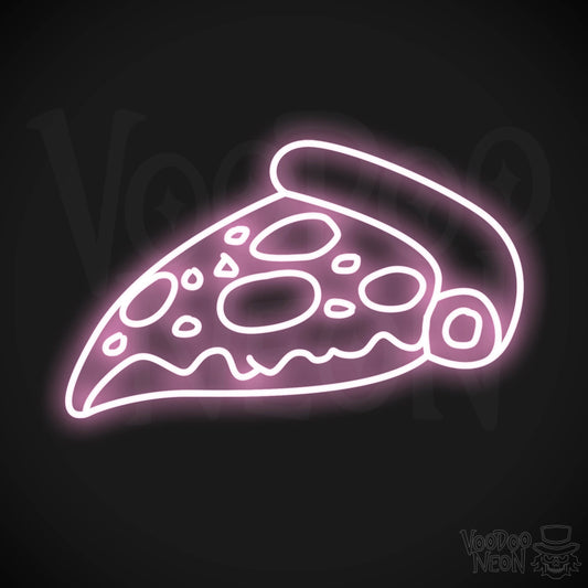 Pizza 3 LED Neon - Light Pink