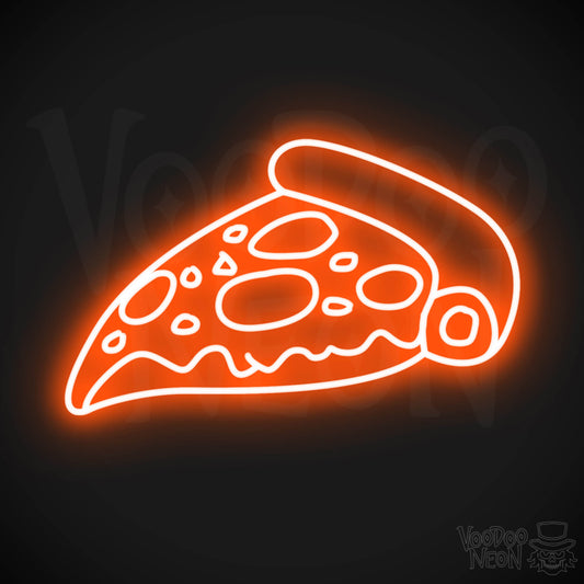 Pizza 3 LED Neon - Orange