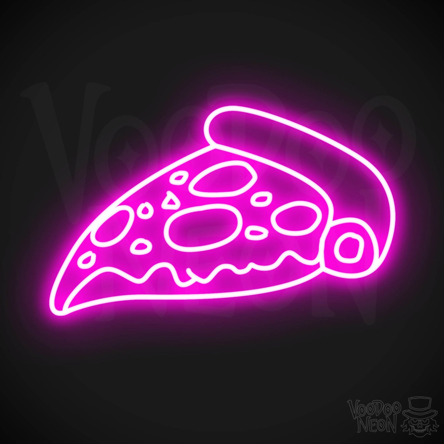 Pizza 3 LED Neon - Pink