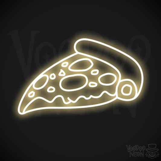 Pizza 3 LED Neon - Warm White