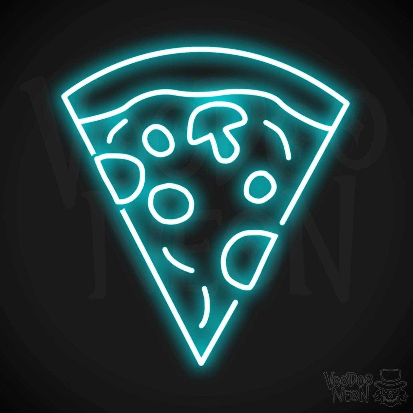 Pizza 4 LED Neon - Ice Blue