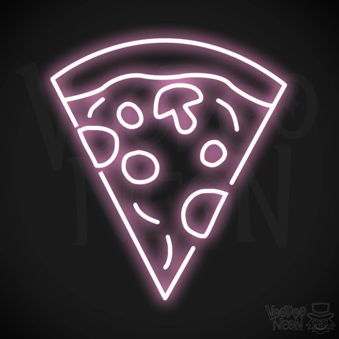 Pizza 4 LED Neon - Light Pink