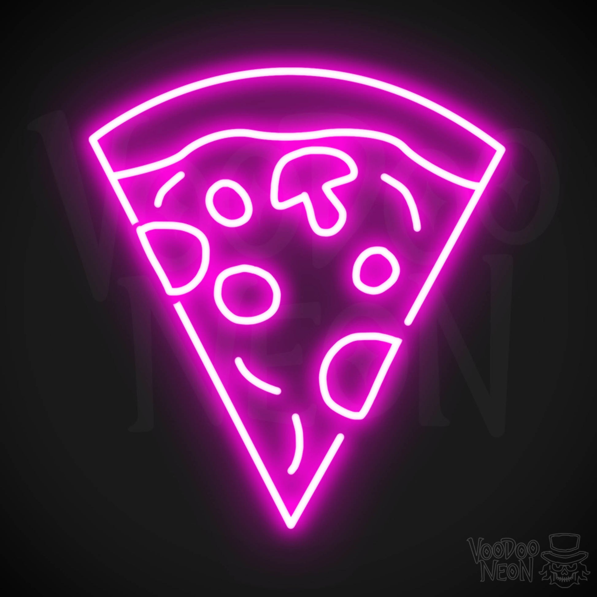 Pizza 4 LED Neon - Pink