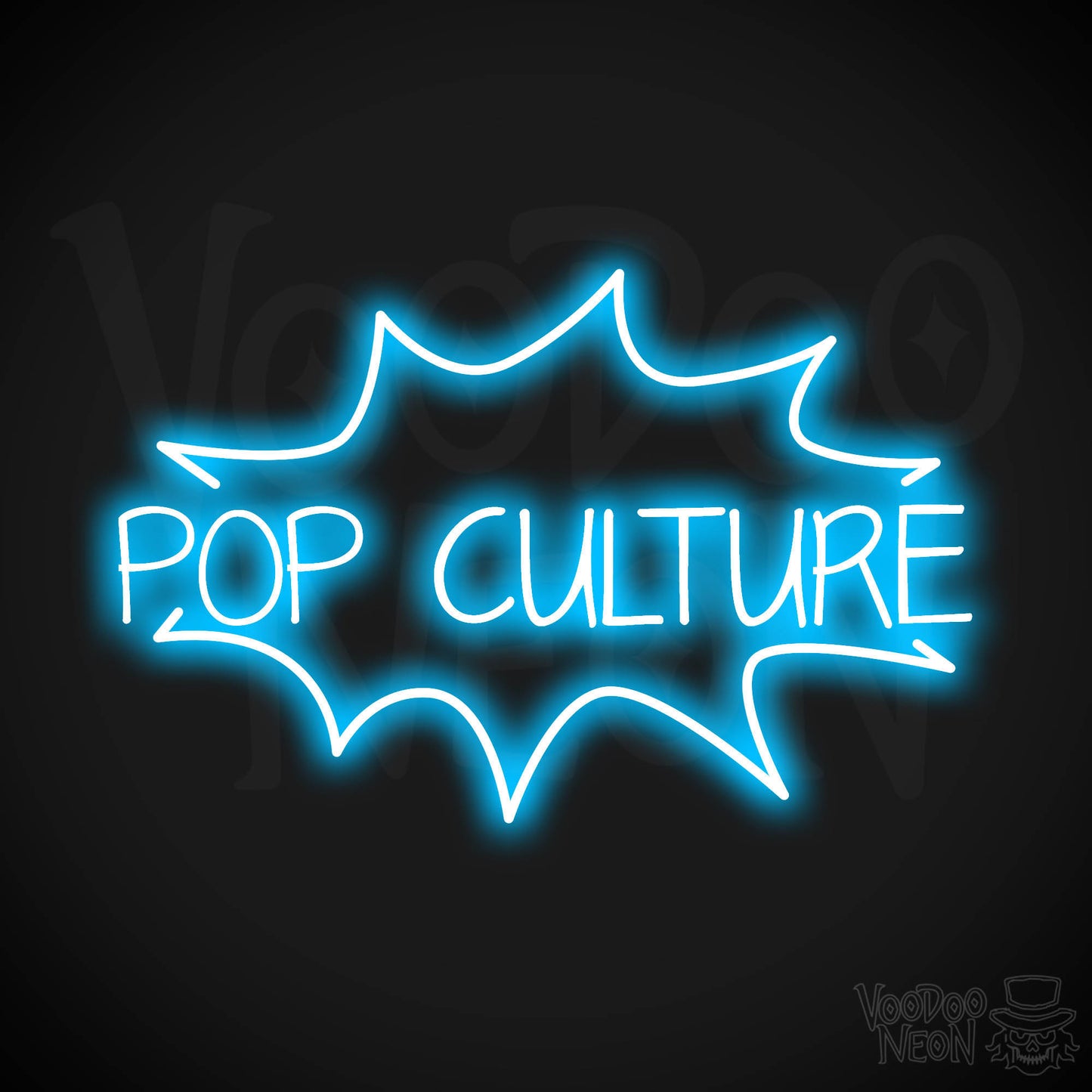 Pop Culture LED Neon - Dark Blue